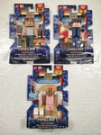 FIGURINES MINECRAFT MATTEL JAPAN NEW LOT DE 3