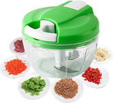 Multi-Function Manual Food Chopper,Manual Food Processor Vegetable Chopper, Por