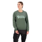 Fjallraven 84143-679-674 Fjällräven Logo Sweater W Sweatshirt Women's Deep Patina-Misty Green Size XS