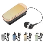 Retractable Wireless Headphones BT5.2 Earphones Clip On Earpiece Comfortable