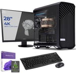 Sedatech Pack Workstation Pro • AMD Threadripper 5955WX • 2x RTX4090 • 128Go RAM • 2To SSD M.2 • Windows 11 Pro • Moniteur 28