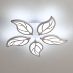 Comely - led Lustre Moderne, Plafonnier Acrylique Blanc Diamètre 55CM, Lumière De Plafond Artistique Pour Chambre à Coucher, Salle à Manger, 6000K