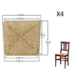 Okaffarefatto - Rechange pour chaise en paille Arte Povera x 4 cod 996