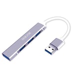 HORJOR Hub USB, 4 en 1 Adaptateur USB vers USB multiport USB avec 1 Port USB 3.0 et 3 Ports USB 2.0, répartiteur USB Dongle pour MacBook Pro/Air, Ordinateur Portable, iMac, iPad, Galaxy, Clavier,