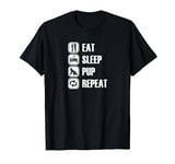 Puppy or Handler Italy - Eat Sleep Pup Repeat T-Shirt