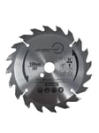 jjw-germany HM Lame de scie circulaire 130 x 16 dents = 20 WZ pour scie circulaire Bosch, Metabo ou Skil