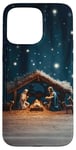 iPhone 15 Pro Max Christmas Nativity Mary, Joseph, and Baby Jesus Case