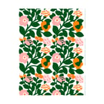 Marimekko Green green stoff Gronn-oransje