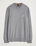 BOSS ORANGE Kanovano Knitted Sweater Light Grey