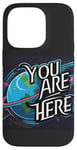 Coque pour iPhone 14 Pro Galaxy Science Geek Gifts T-shirt You are here Deep Space