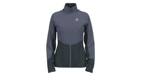 Veste hybride femme odlo run easy warm bleu