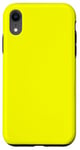 Coque pour iPhone XR Coque jaune clair