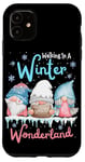 iPhone 11 Walking In A Winter Wonderland Three Gnome Funny Christmas Case