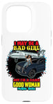 Coque pour iPhone 15 Pro Melanin Queen I May Be A Bad Girl But I'm A Damn Good Woman