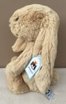 NEW Jellycat Medium Bashful Honey Bunny Rabbit Baby Soft Toy Comforter BNWT