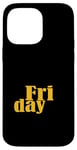 Coque pour iPhone 14 Pro Max University Varsity-Gold Friday Varsity-Gold Yellow