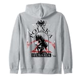 Polska Husaria Polish Hussar Winged Warrior Husaria Zip Hoodie