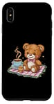 iPhone XS Max Cartoon teddy bear with honey and tea Case