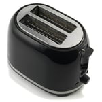 Salter 2 Slice Toaster Browning Control Deco Collection Black/Stainless Steel