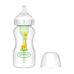 Biberon bouche large 270 ml Girafe PP Options + tétine N2