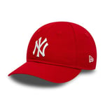 New Era New York Yankees MLB League Essential Cardinal Red White 9Forty Infant Cap - Infant