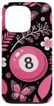 iPhone 13 Pro Retro Pink Lucky Disco 8 Ball For Women Case