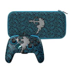 PDP Rematch Glow Controller & Glow Travel Case bundle - Sheikah Shoot