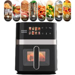 8-in-1 Crisps Digital Air Fryer Oven Touch Screen Wide Temperature Range Toaste