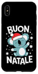 Coque pour iPhone XS Max Buon Natale Koala Noël Italie Père Noël