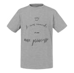 T-Shirt Enfant Je Vous Emmerde Je Suis Une Princesse Dessin Petite Couronne