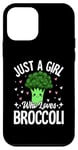 Coque pour iPhone 12 mini Broccoli Lover Food Lover Cute Broccoli Girl Who Loves