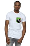 Marvin The Martian Face Faux Pocket T-Shirt