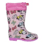 CERDÁ LIFE'S LITTLE MOMENTS Unisex Kid's Botas Lluvia PVC Minnie Rain Boot, Pink, 31 EU