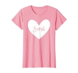 Sarah Pink Name Heart Love Woman Girl Friend Personalized T-Shirt