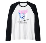 Music Beat Techno Rhythm Party Celebrate Raglan Baseball Tee