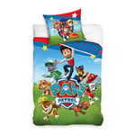 Paw Patrol Housse Nordique en Microfibre 140 x 200 cm de La Pat' Patrouille NI-231PW-DVM Beige