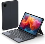 Clavier, étui Clavier avec pavé Tactile iPlay 60 Pad Pro 3 en 1 Tablette-Étui Suspendu pour iPlay 60 Pad Pro, très Protecteur mais Fin+Support magnétique Pratique, étui pour Tablette PC