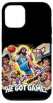 Coque pour iPhone 12/12 Pro Ballin with the Messiah Rejoignez la communauté Jesus Basketball