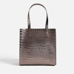 Ted Baker Reptcon Faux Leather Small Icon Tote Bag