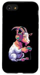 iPhone SE (2020) / 7 / 8 Goat Stuffed Animal Goat Costume Kids Headphones Video Game Case