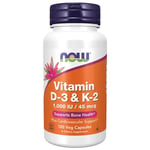 Now Vitamin D3 og K2 120 Kapsler