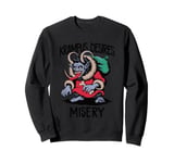 Krampus Desires Misery Christmas Sweatshirt