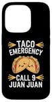 Coque pour iPhone 14 Pro Appel d'urgence Taco 9 Juan Juan