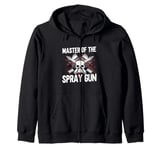 Master of the Spray Gun Painter Zip Hoodie