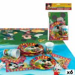 Party supply set Mickey Mouse [6 Units]