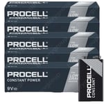 Duracell Procell Constant 9V Alkaline Battery MN1604 9V Pack of 50