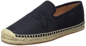 BOSS Homme Madeira_slon_jqlg Sandale cage espadrille, Noir 1, 44 EU