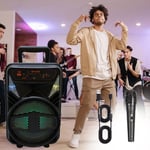 1000W Portable Bluetooth Party Speaker Sub Woofer Heavy Bass Sound System & MIC