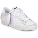 Crime London Sneakers SK8 DELUXE Vit dam