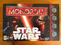 USA Monopoly Star Wars Disney Board Game Edition Hasbro Parker Brothers New